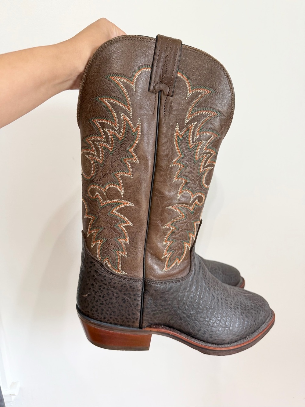 Tony Lama Men's Java Conquistador Shoulder Americana Western Boots 11EE
